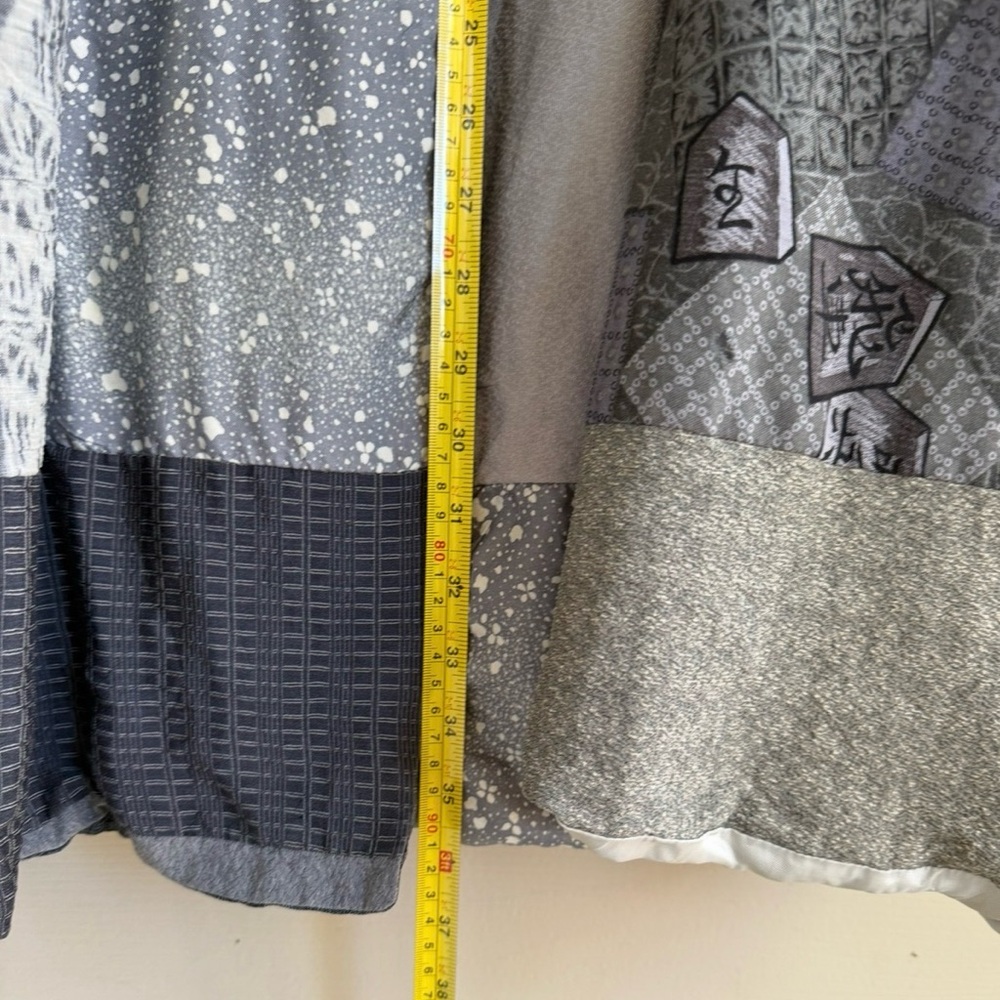 Patchwork Gray Coat - image 8